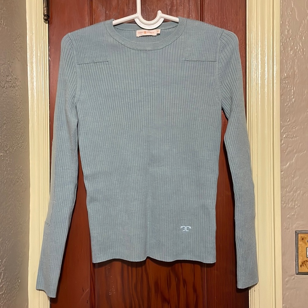Military crew neck sweater